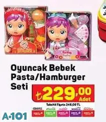 BEBEK PASTA HAMBURGER SETİ